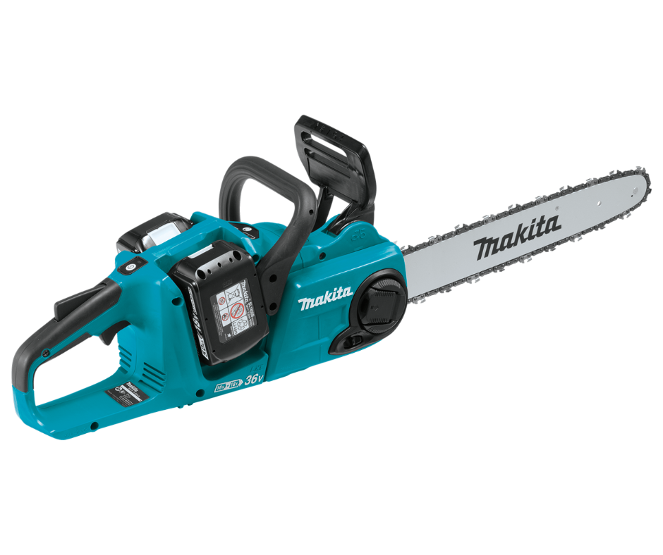 MAKITA BRUSHLESS CORDLESS CHAINSAW, 14"